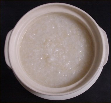 [ Porridge of adductor muscle and broken rice ]