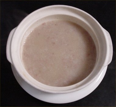 [ Porridge of salami sausage and rice ]